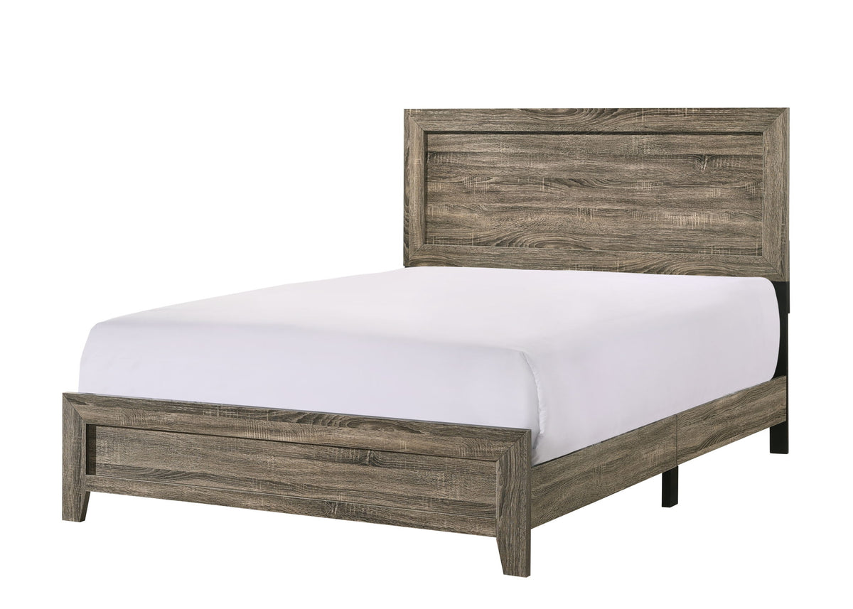 Millie - Queen 4 Piece Bedroom Set - Warm Gray