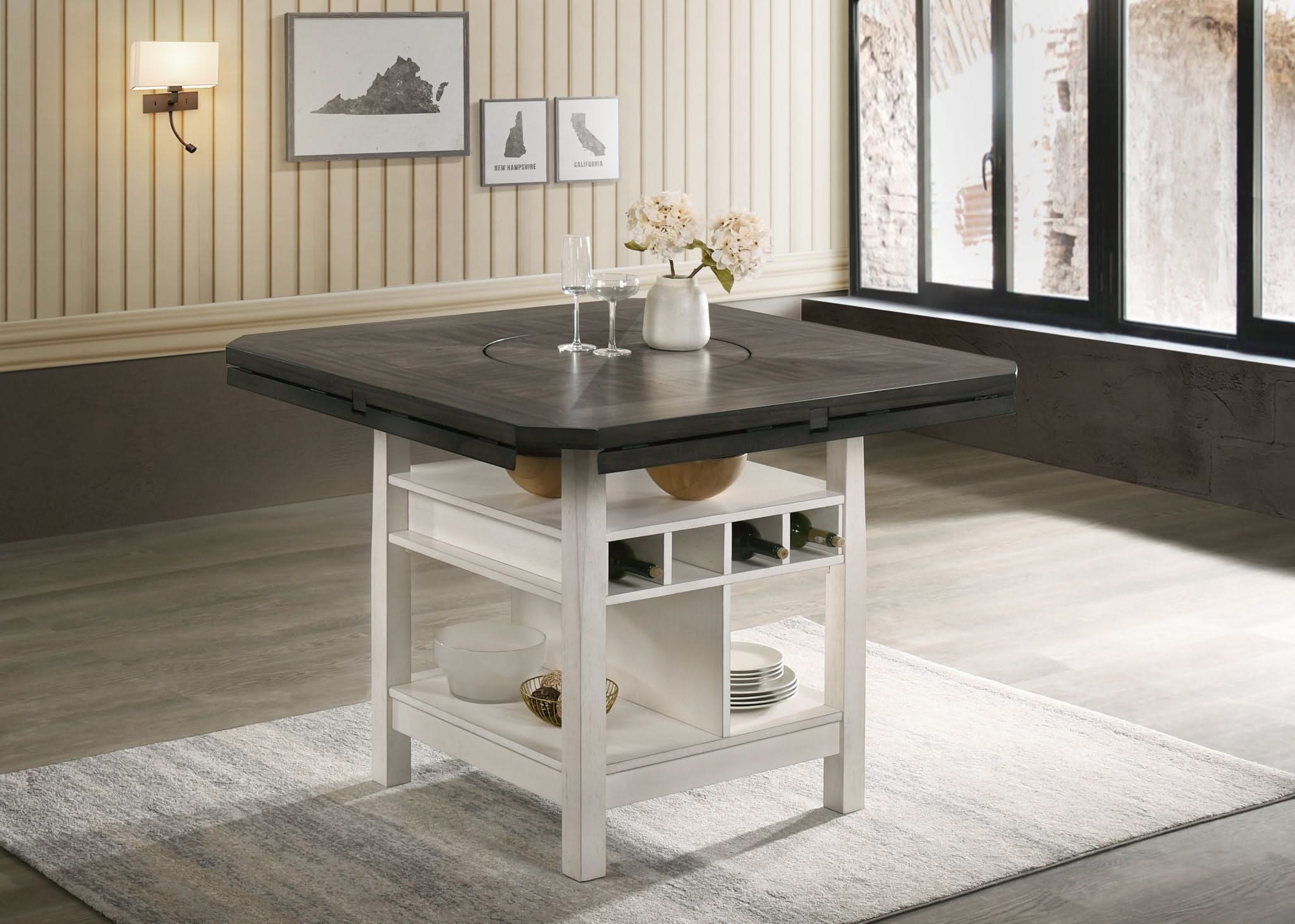 Conner - 7 Piece Dining Room Set - Gray