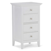 Acadian - 4 Drawer Floor Storage Cabinet - Pure White
