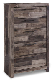 Derekson - Five Drawer Chest - Multi Gray