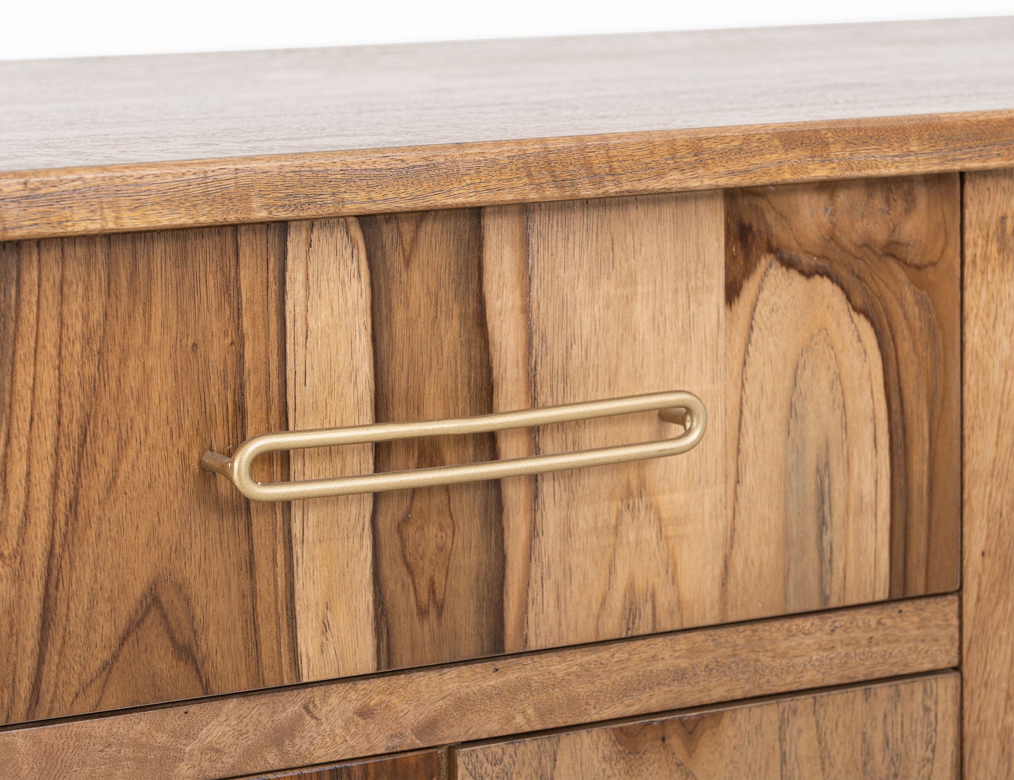 Balam - Kitchen Island With 2 Drawer & 4 Door - Light Brown