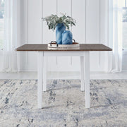Landale - Drop Leaf Table - Chestnut & White