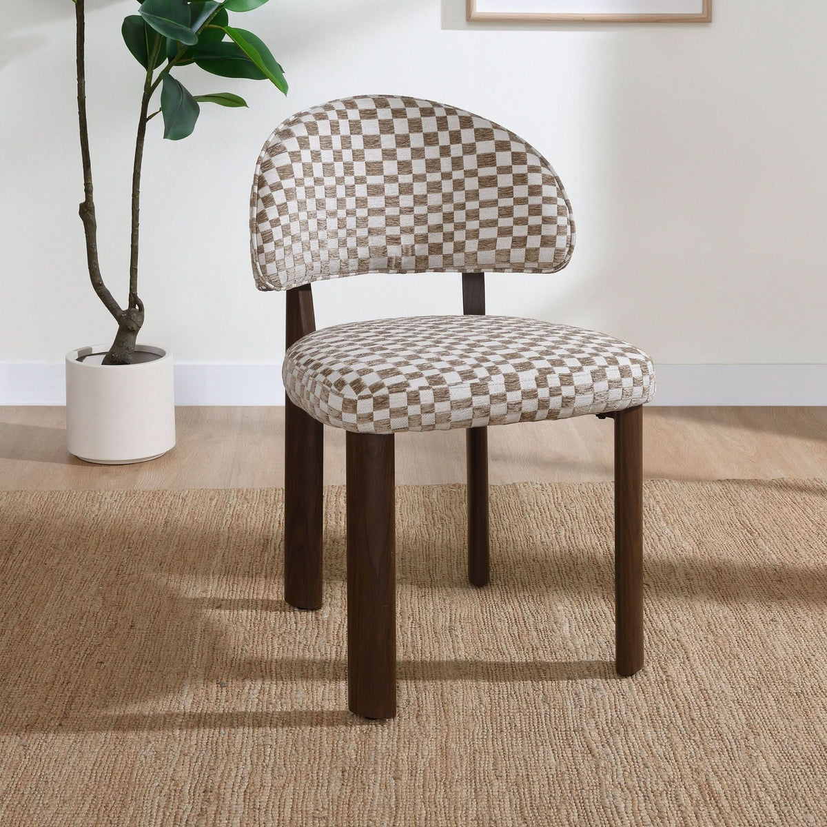 Hilina - Side Chair (Set of 2) - Brown / Walnut