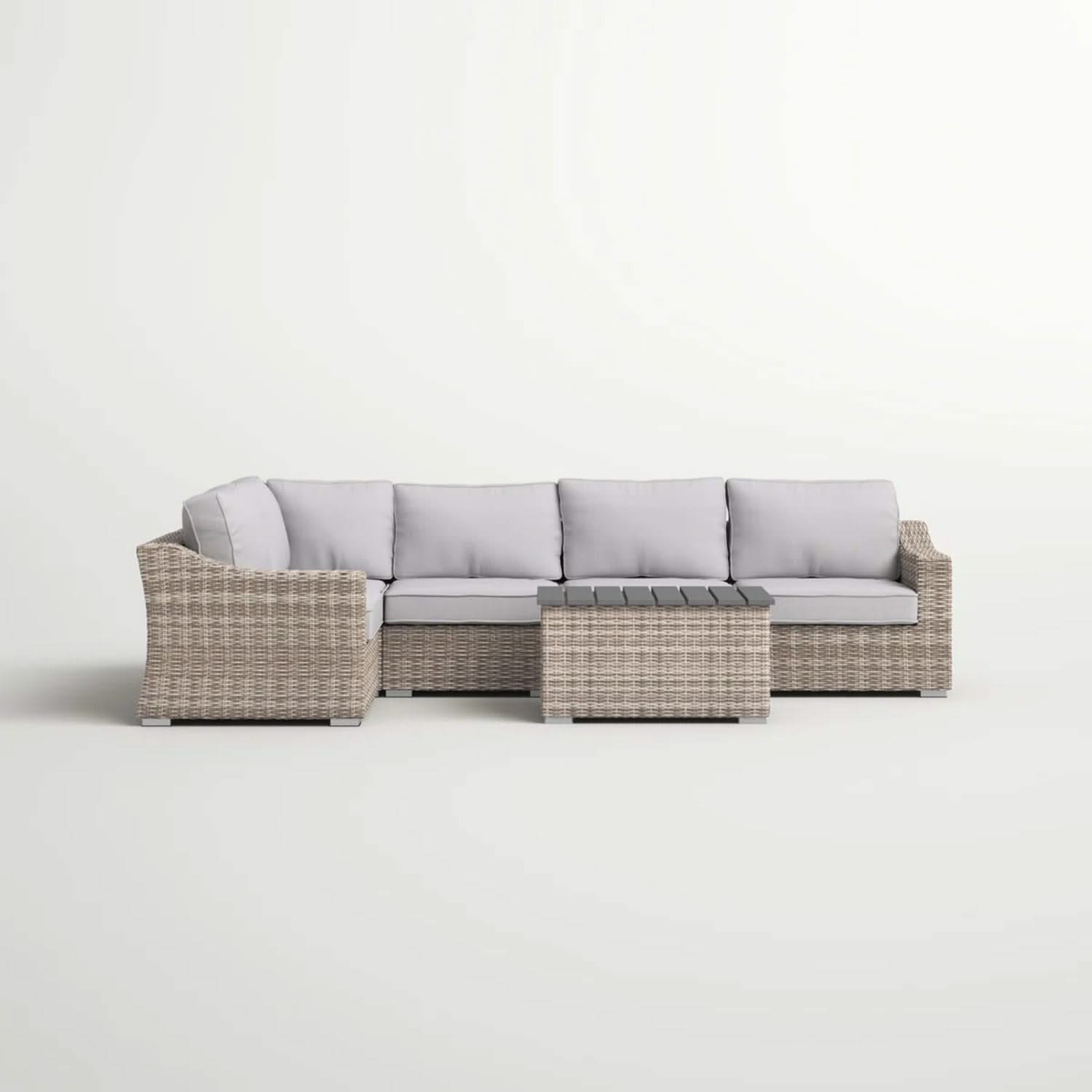 Stylish Sofa Seating Group With Cushions Perfect For Outdoor Gatherings