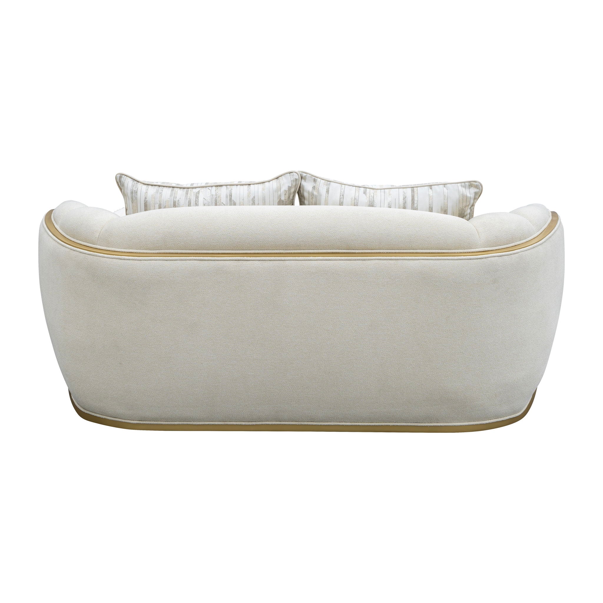 Scotts Square - Loveseat - Cornsilk / Light Champagne