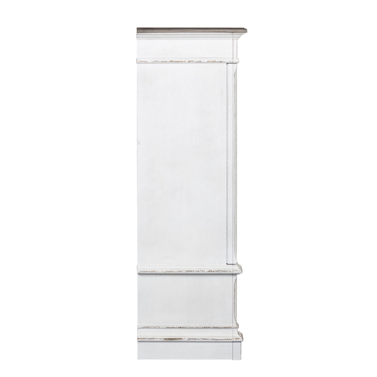Abbey Park - Mirrored Door Chest - Antique White