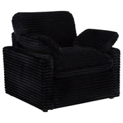 Collins Upholstered Power Recliner Chair Black