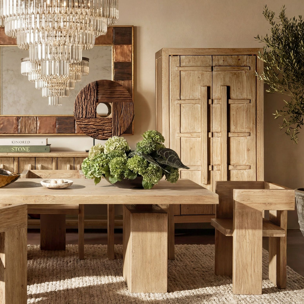 Rowan - Storage Cabinet With Double Doors - Natural