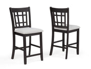 Hartwell - Counter Height Chair (Set of 2) - Charcoal Black