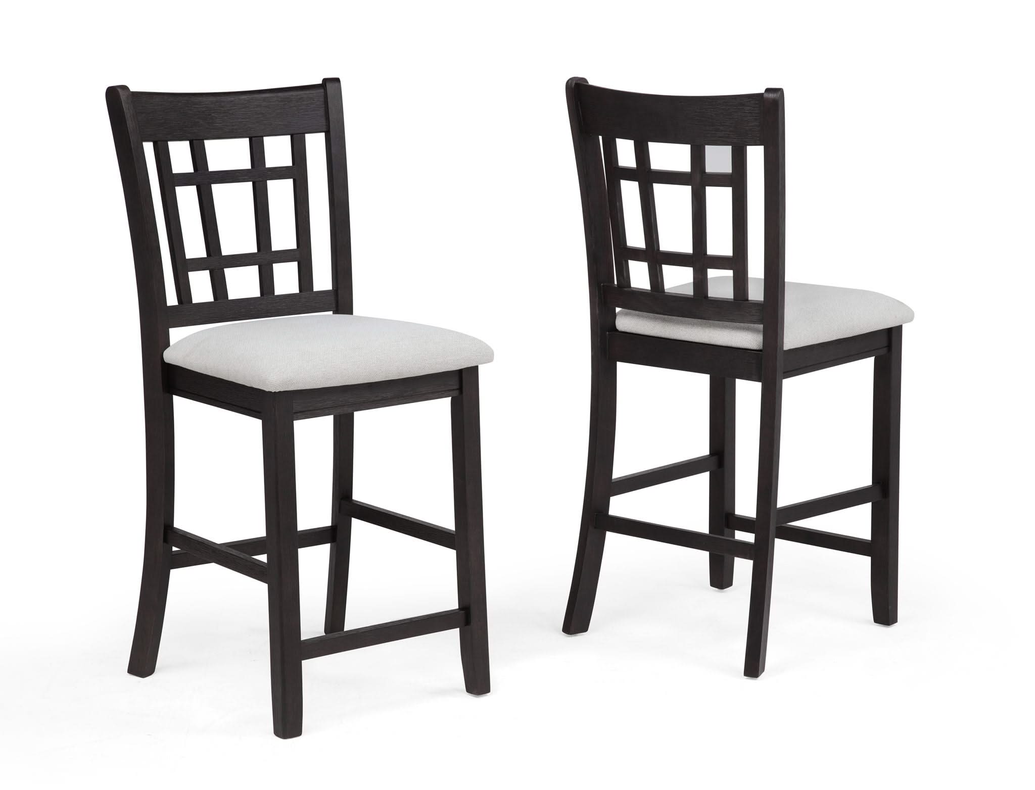 Hartwell - Counter Height Chair (Set of 2) - Charcoal Black