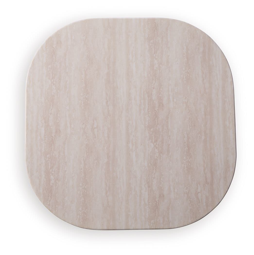 Dolan Creek - Square End Table - Beige / Brown