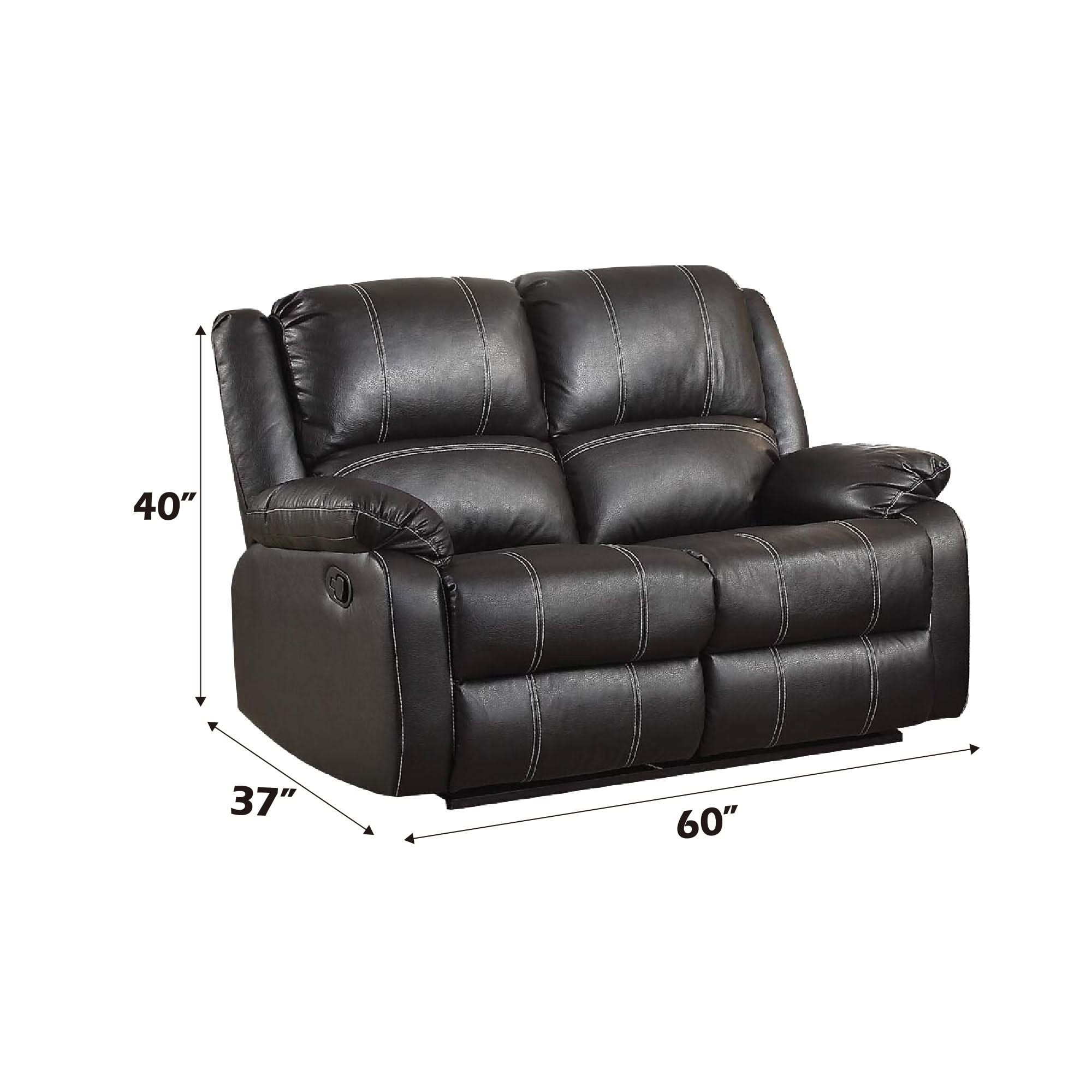 Zuriel - Synthetic 3 Piece Living Room Recliner Set