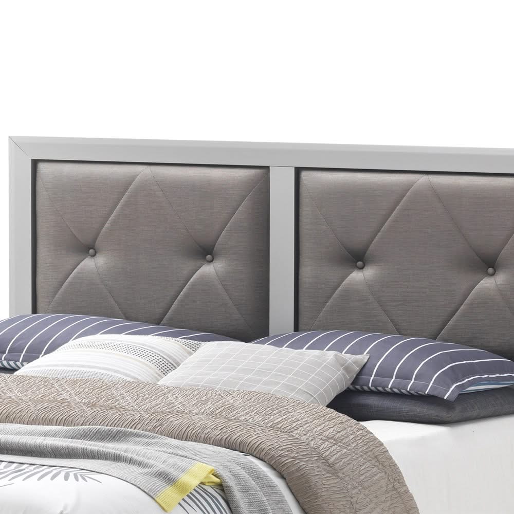 Padded Headboard Bed