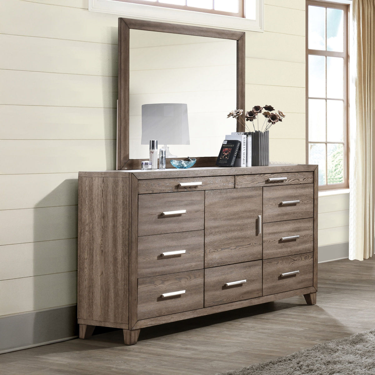 Harrisburg - Mirror - Walnut