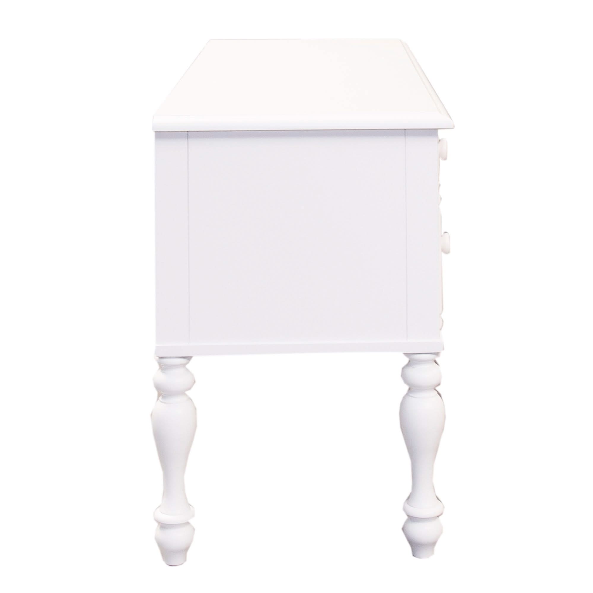 Summer House - Wood Vanity Desk - Oyster White