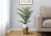 28" Tall, Artificial Plant, Palm Tree, Indoor, Faux, Fake, Floor, Greenery, Potted, Real Touch, Decorative - Green / White