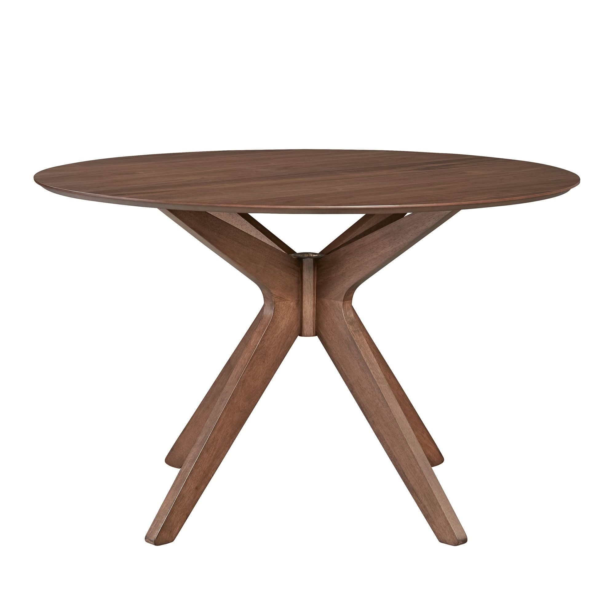Space Savers - 5 Piece Pedestal Table Set - Walnut