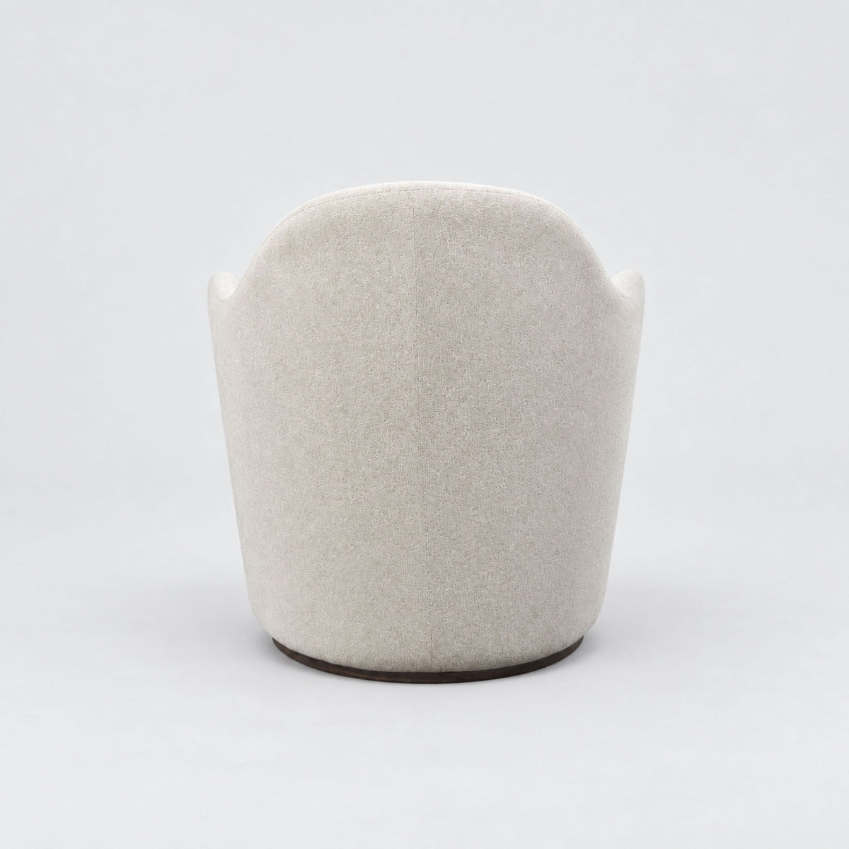 Cocoa - Swivel Barrel Chair With 360° Rotation - Ivory