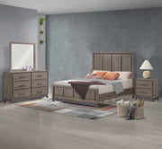 River - Queen 4 Piece Bedroom Set - Light Brown