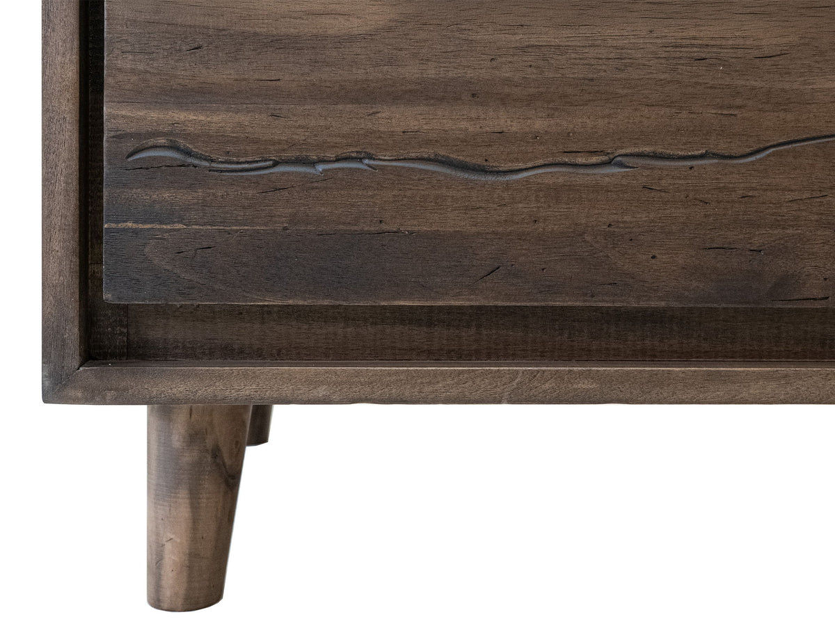 Savia - 2 Drawer Bookcase - Brown