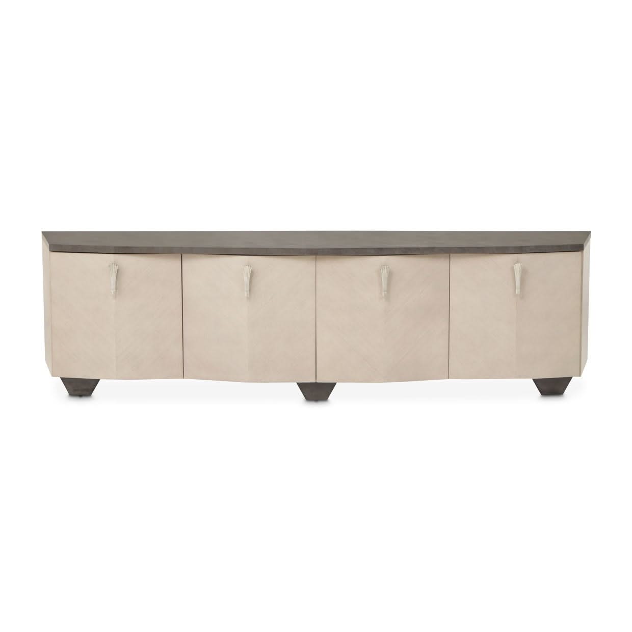 Fantosini - Media Cabinet - Silver Mist