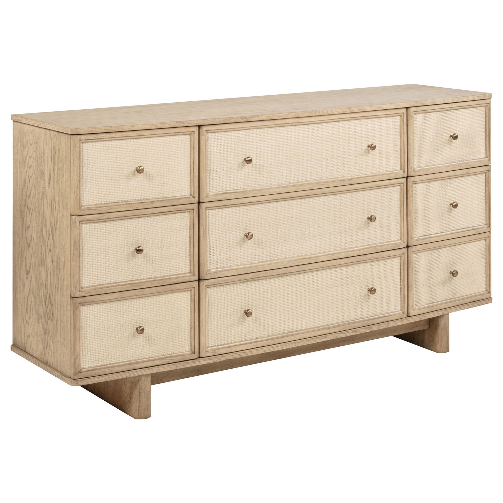 Kailani Beige Oak 9-Drawer Dresser