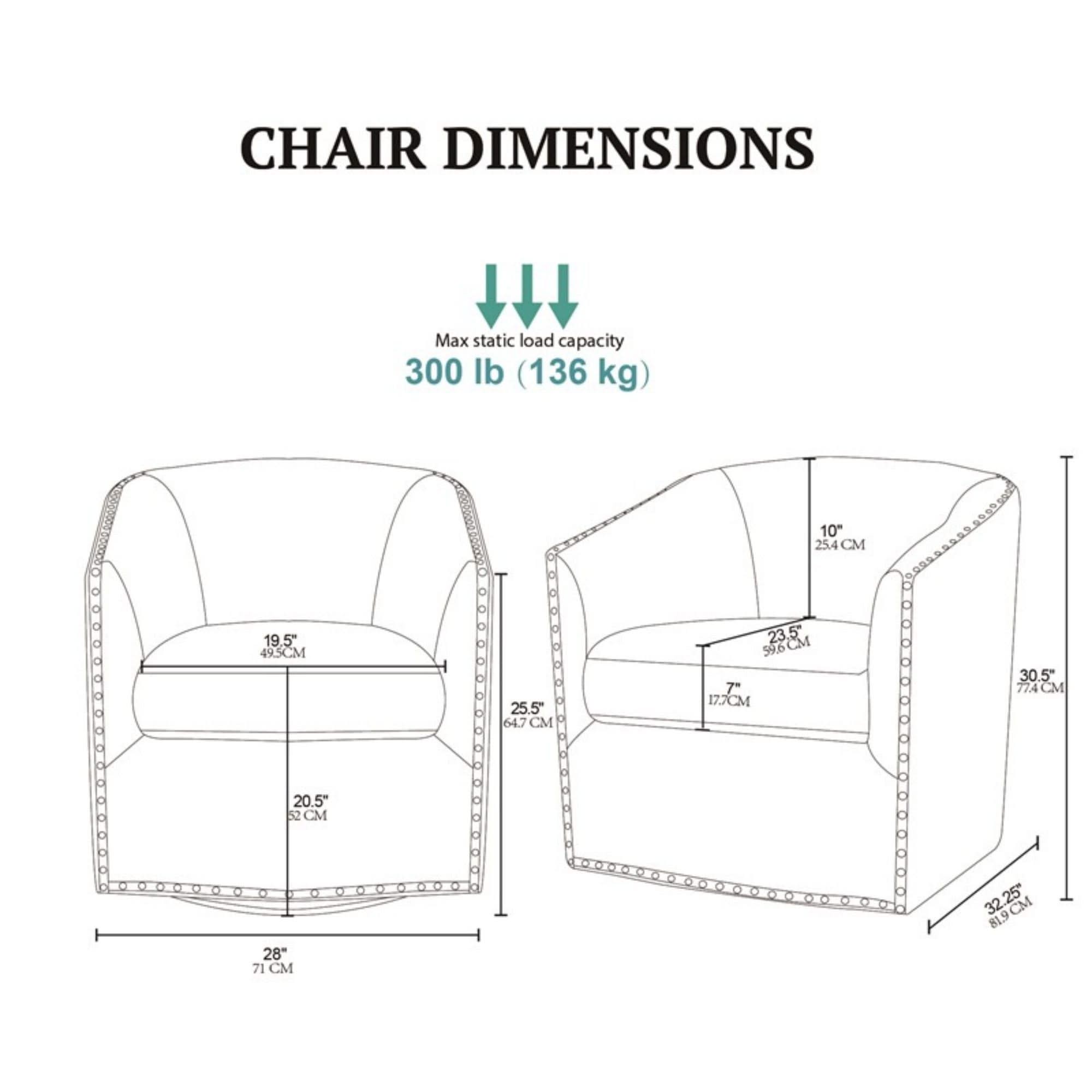 Luxurious Chair With 360 Degree Rotation