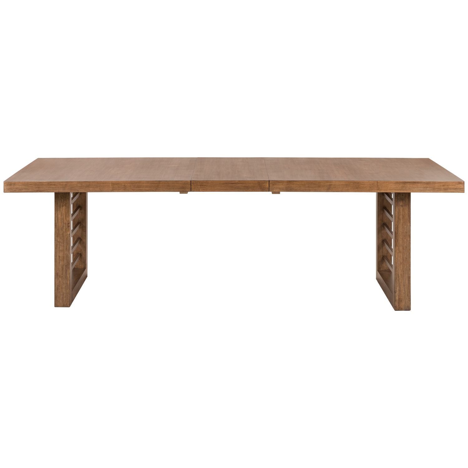 Shaker Lakes - Double Pedestal Table Set - Harvest Brown