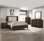 Carlton - Queen 5 Piece Bedroom Set - Brown