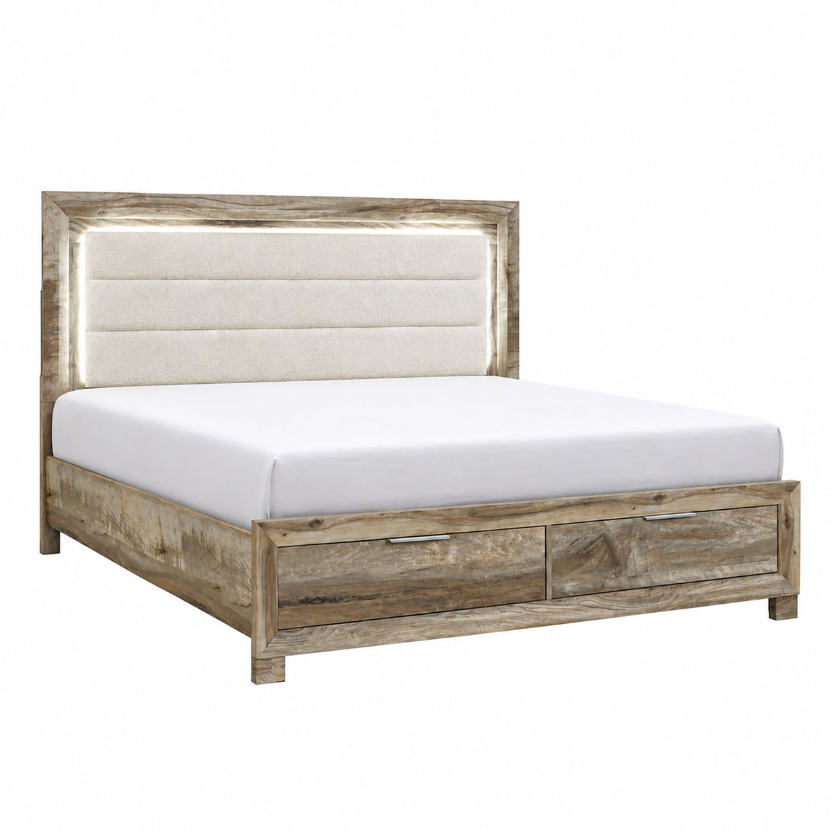 Cllisie - Bed With Padded Headboard