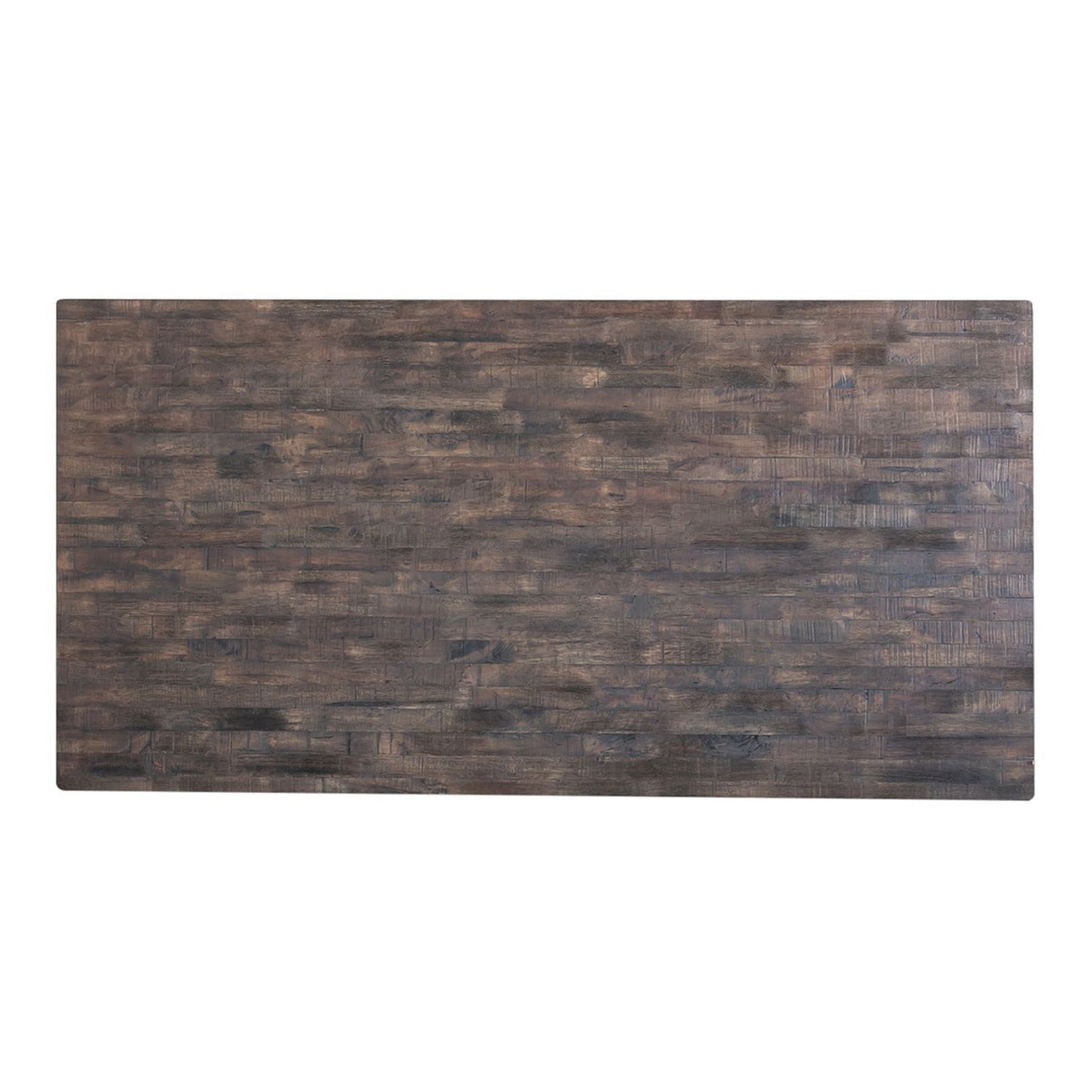 Farmhouse - Fixed Top Trestle Table - Two Tone White / Wood Tone