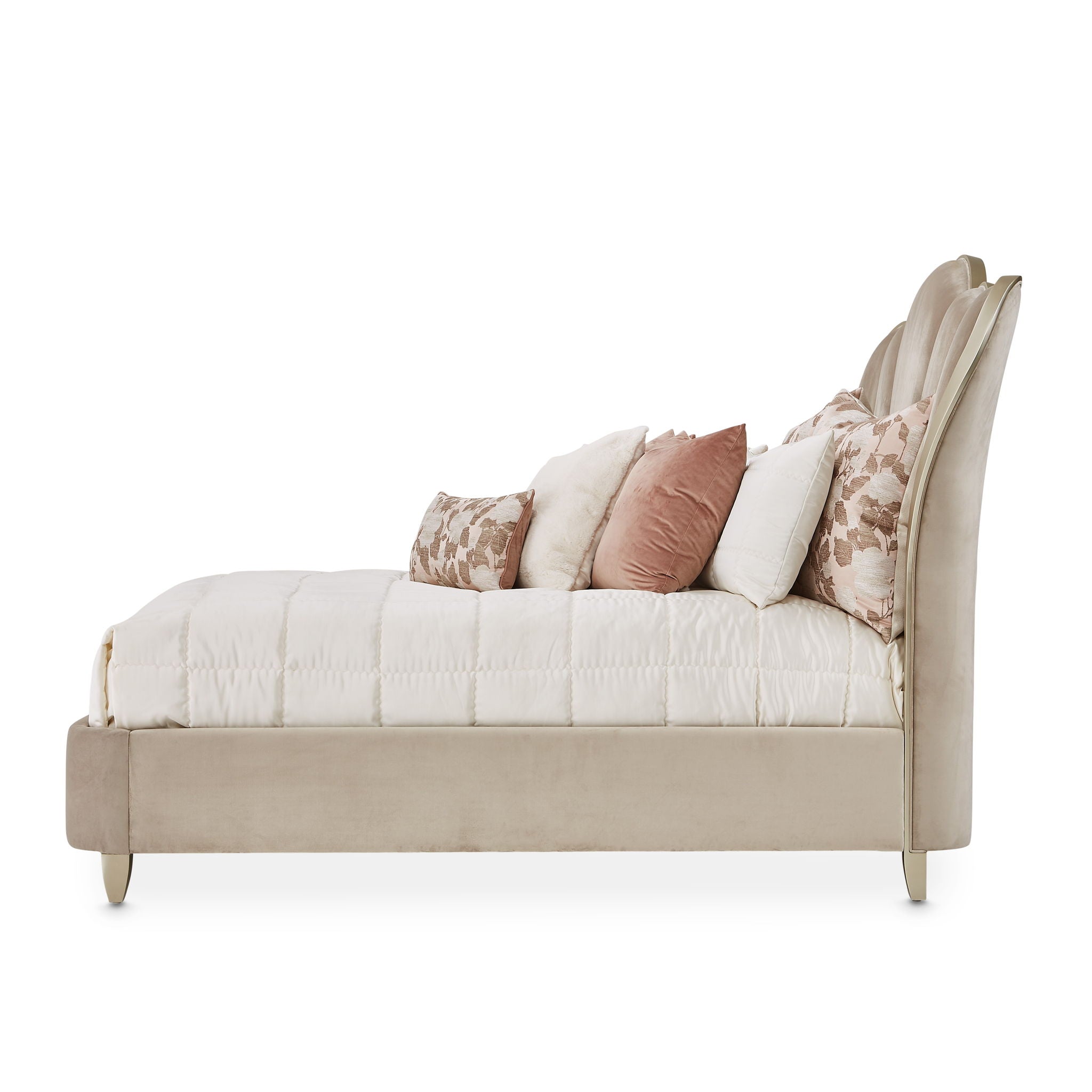 Villa Cherie - Channel Tufted Bed