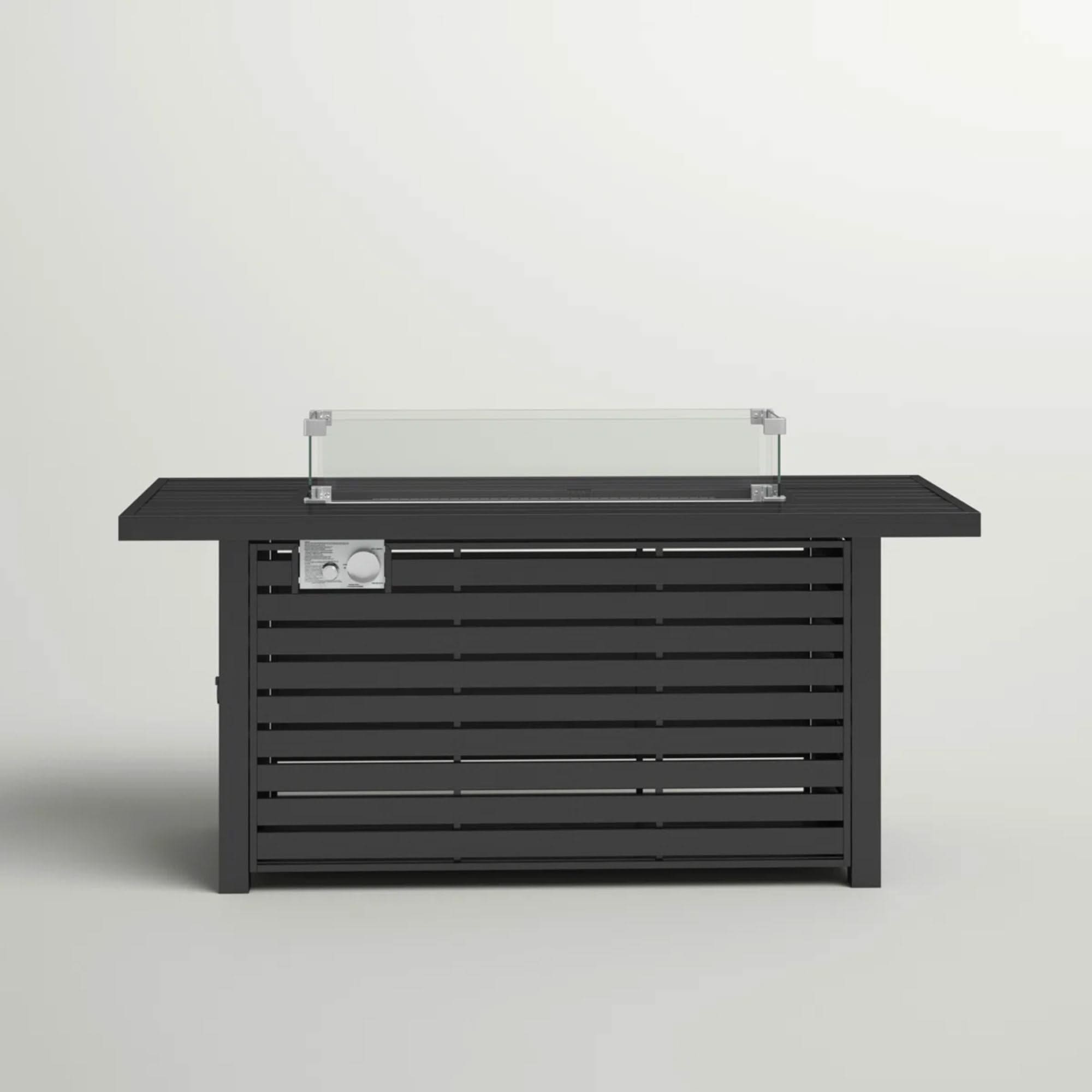 Propane Outdoor Fire Pit Table With Lid Versatile Fuel Options