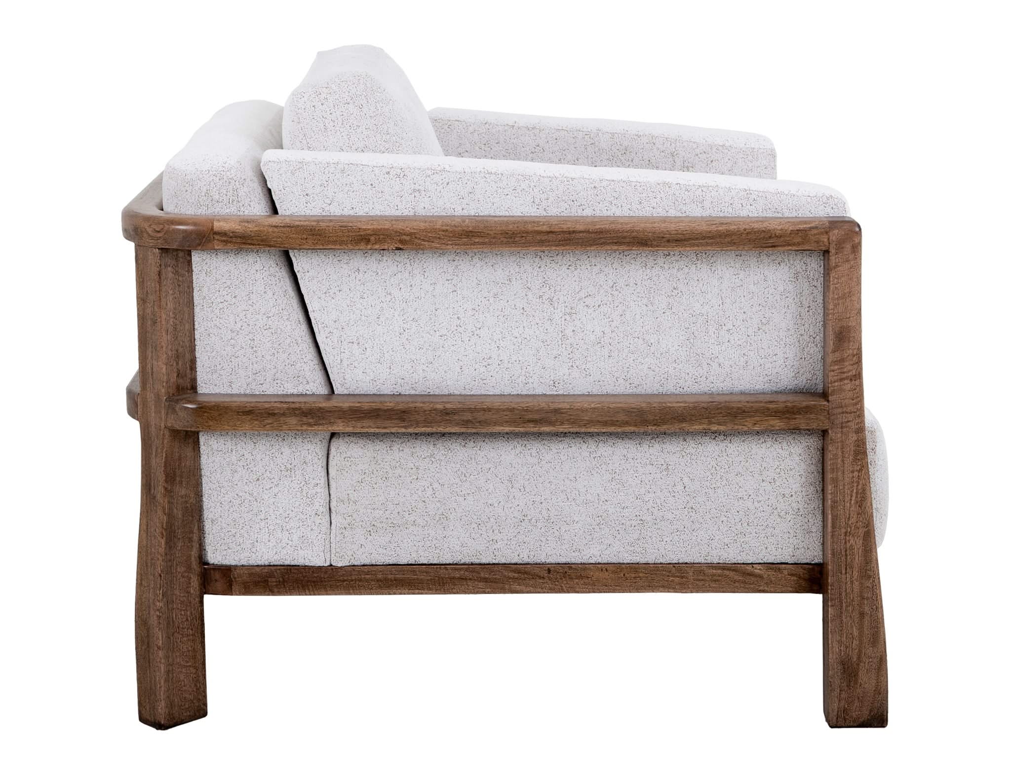 Roots - Armchair - Pearl Silver / Light Brown