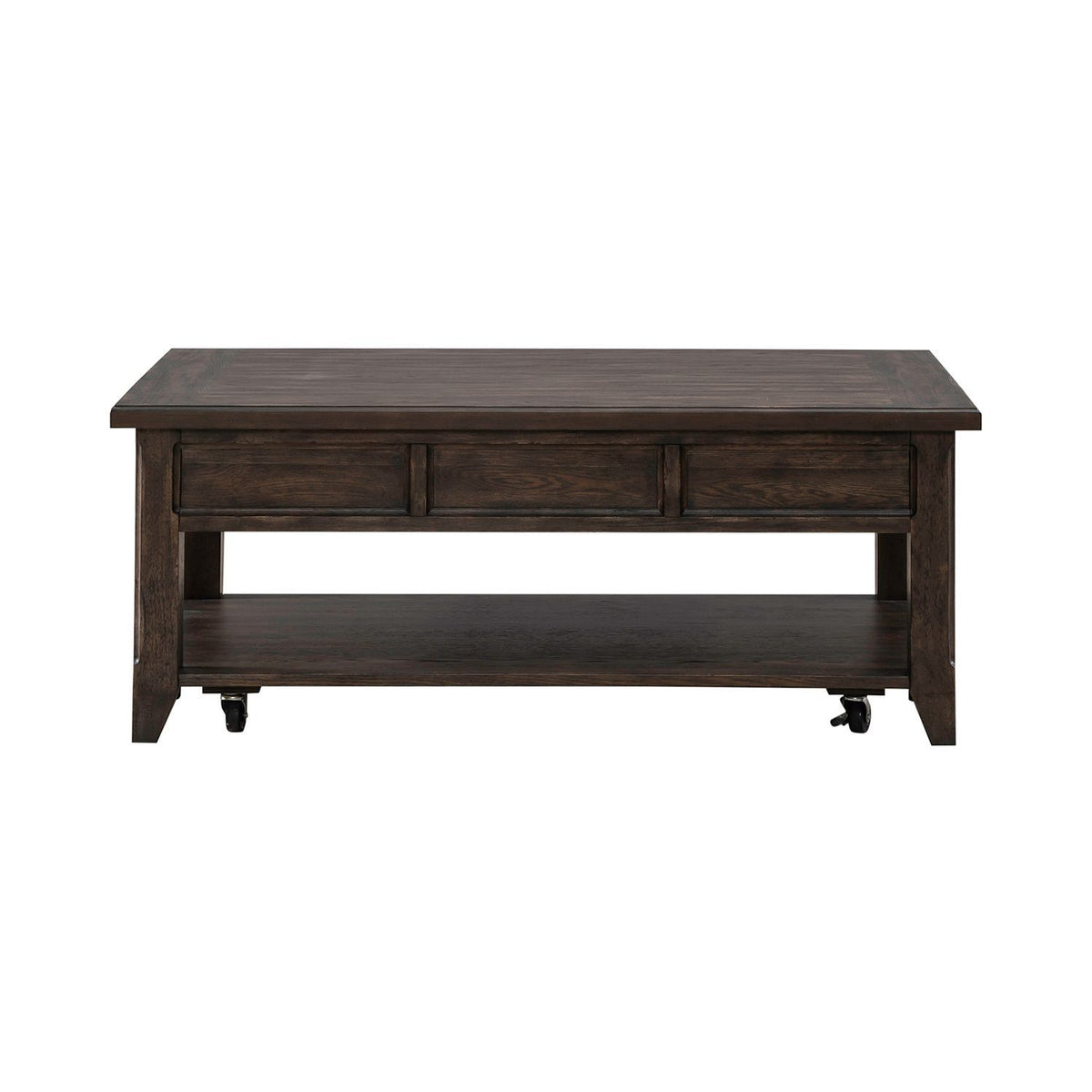 Paradise Valley - Lift Top Cocktail Table - Saddle Brown