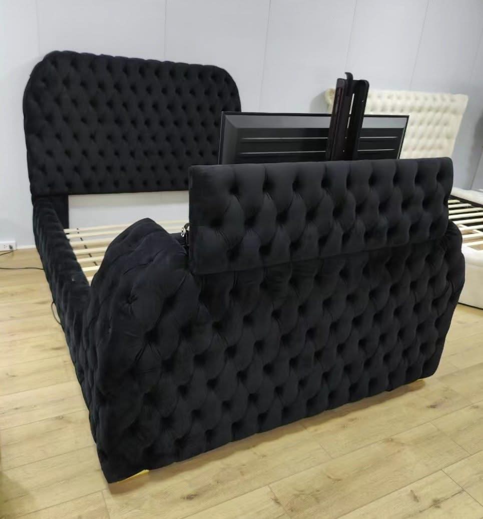 Natalia - Queen Bed - Black