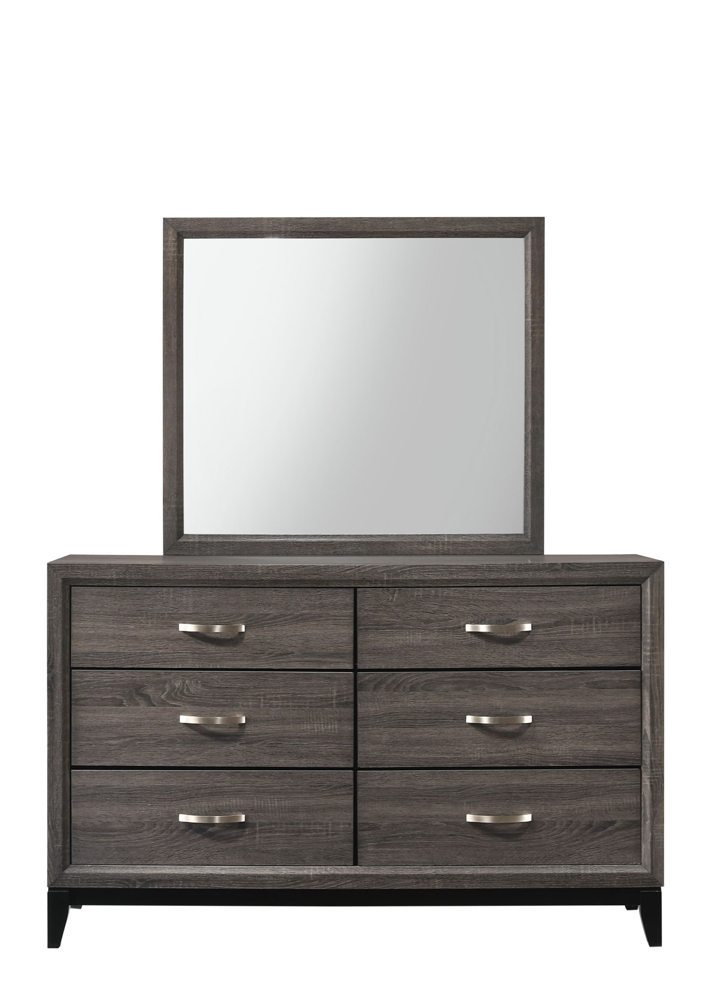 Akerson - Full 5 Piece Bedroom Set - Gray
