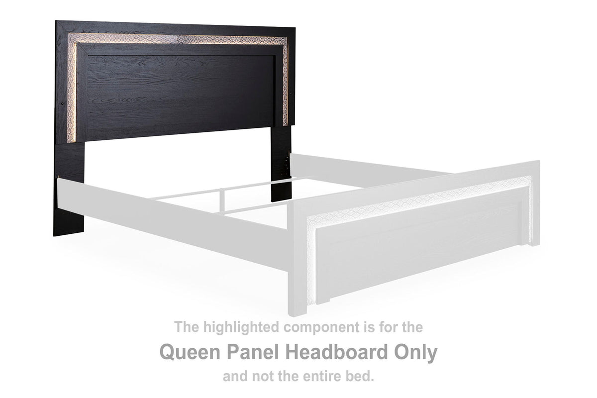 Brizmore - Queen Panel Headboard - Black