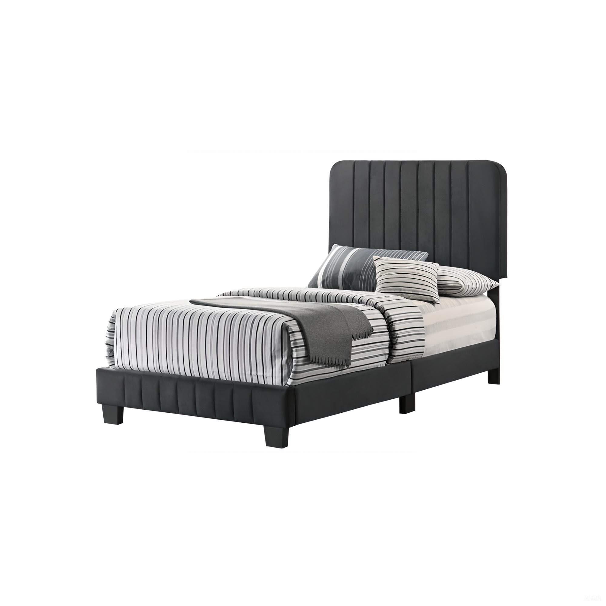 Channel Tufted Bed