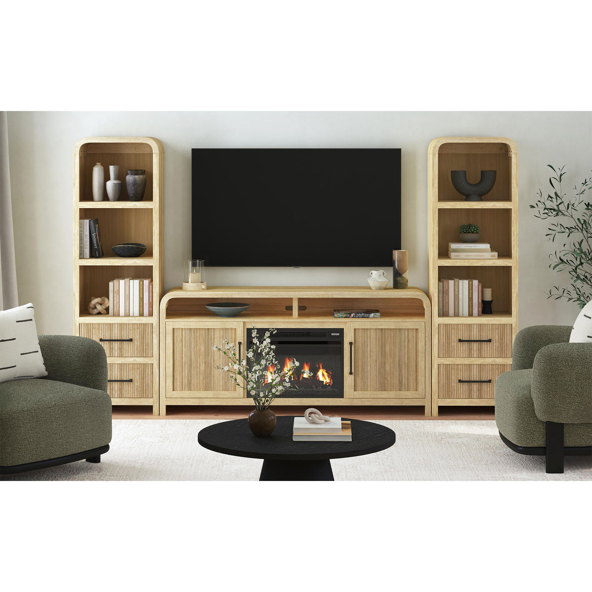 Ridgemont - Entertainment Unit With 70" TV Console
