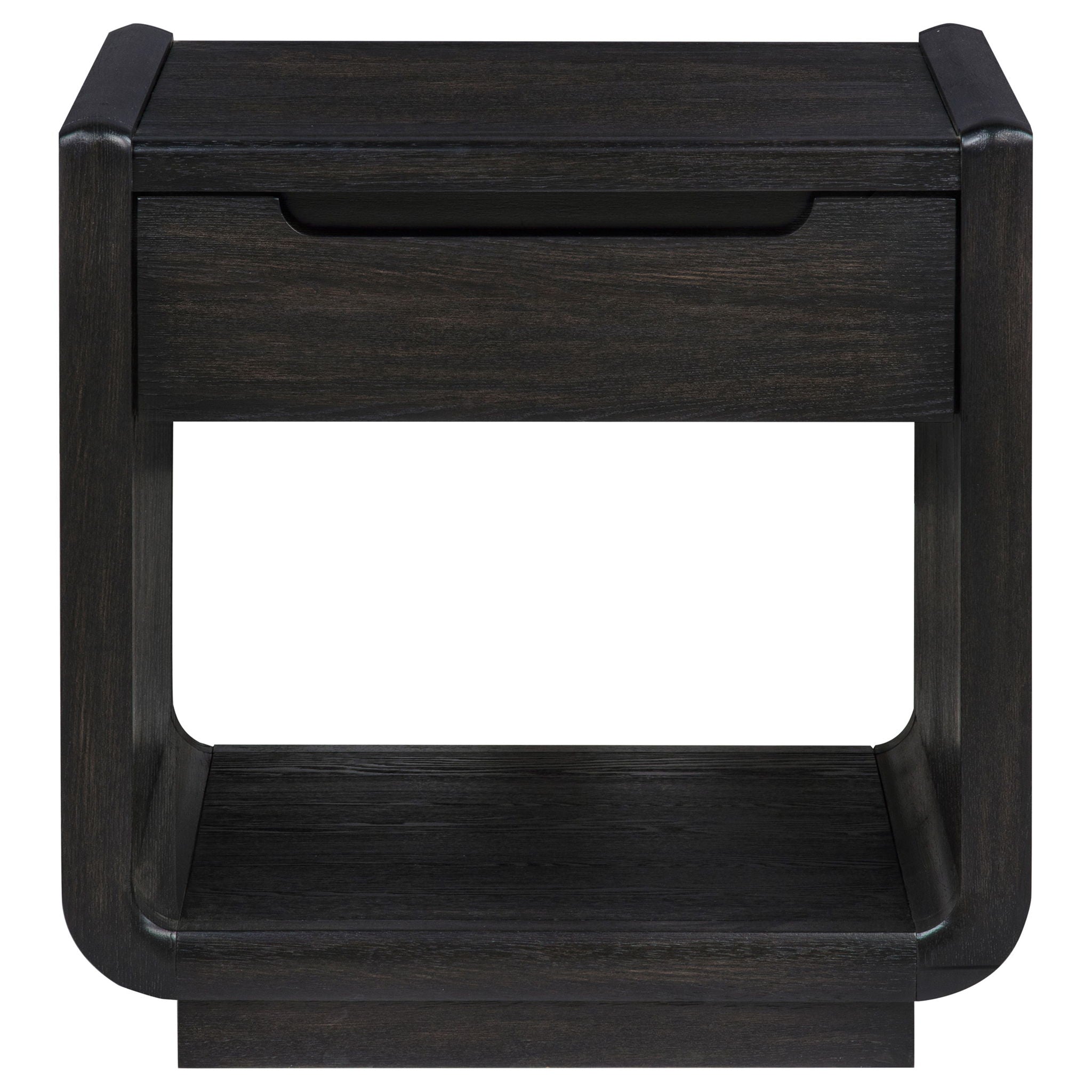 Leandro 2-piece Wood Coffee and End Table Set Burnished Black