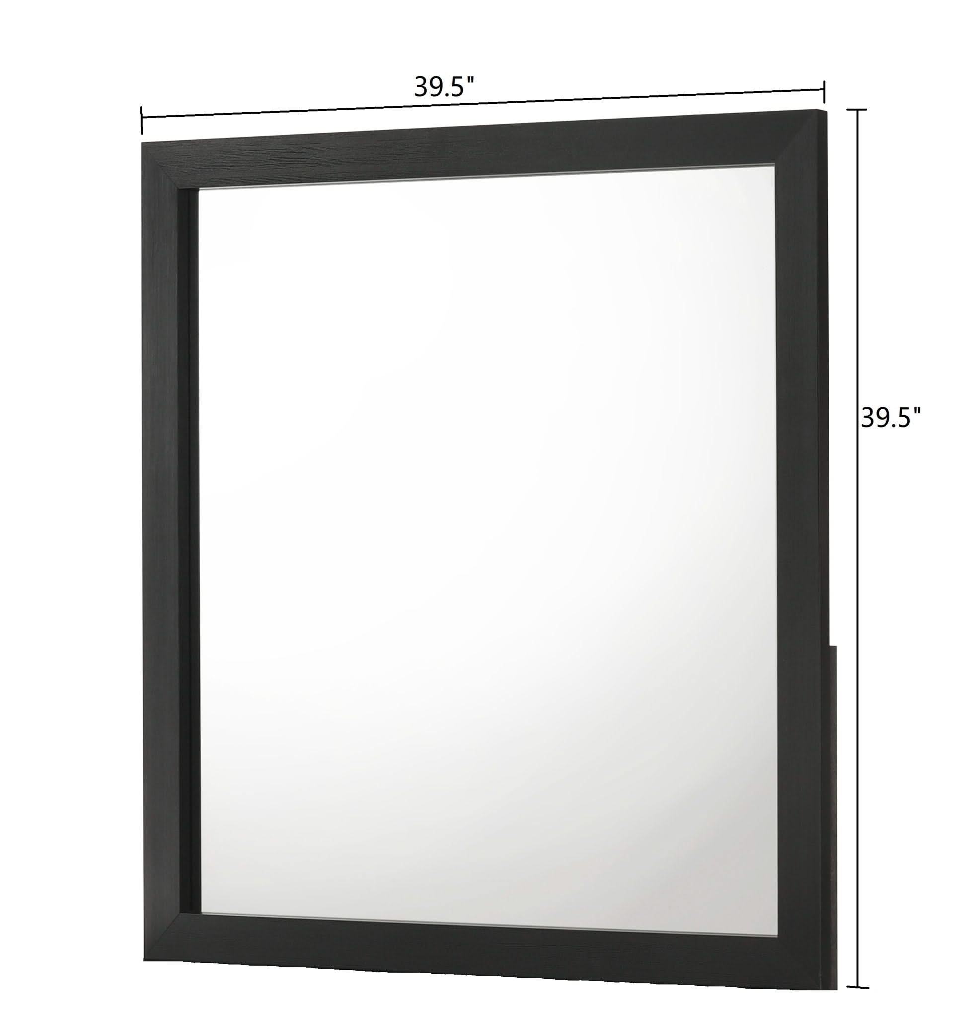 Gennro - Dresser & Mirror - Black