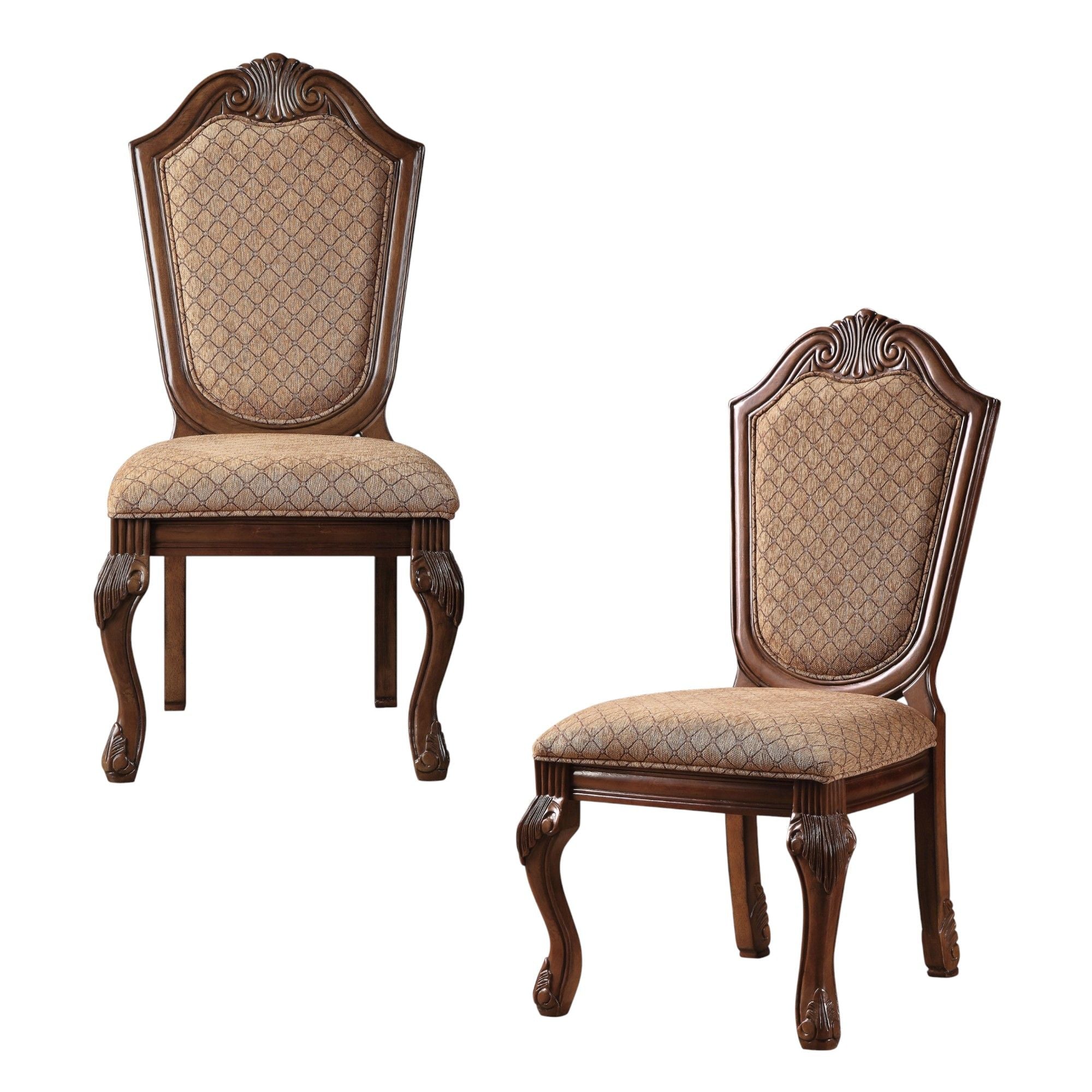 Chateau De Ville - Side Chair (Set of 2) - Brown / Cherry