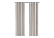 2 Pieces Set, Curtain Panel, Room Darkening, Grommet, Contemporary & Modern