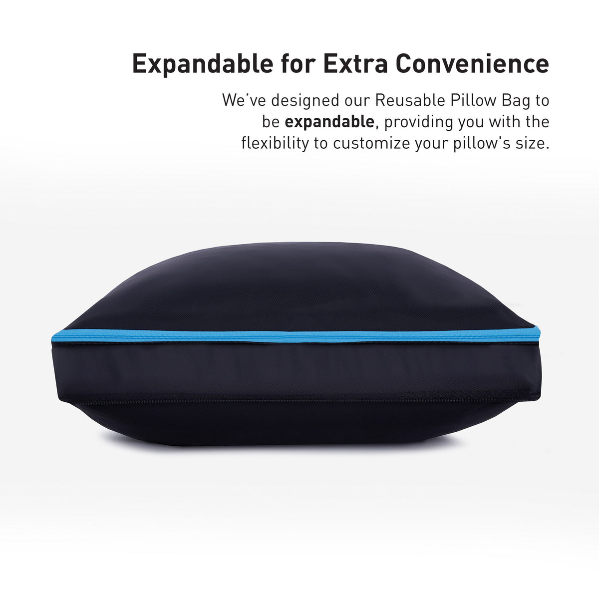 Travel Pillow Bag - Black