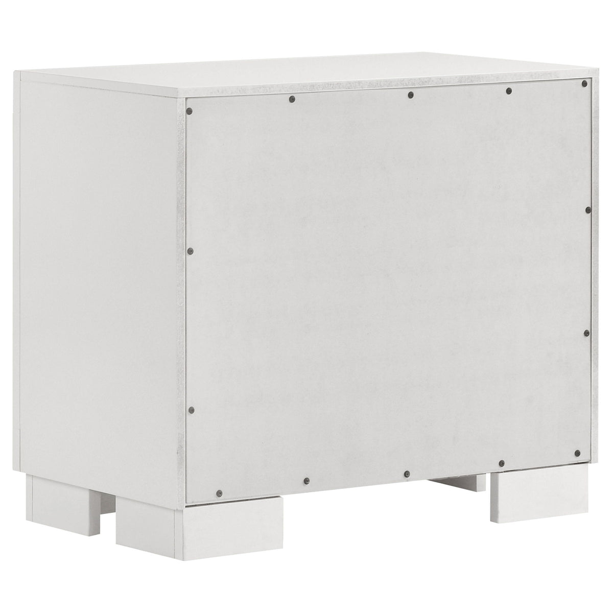 Jessica 4-piece Eastern King LED Bedroom Set Snow White
