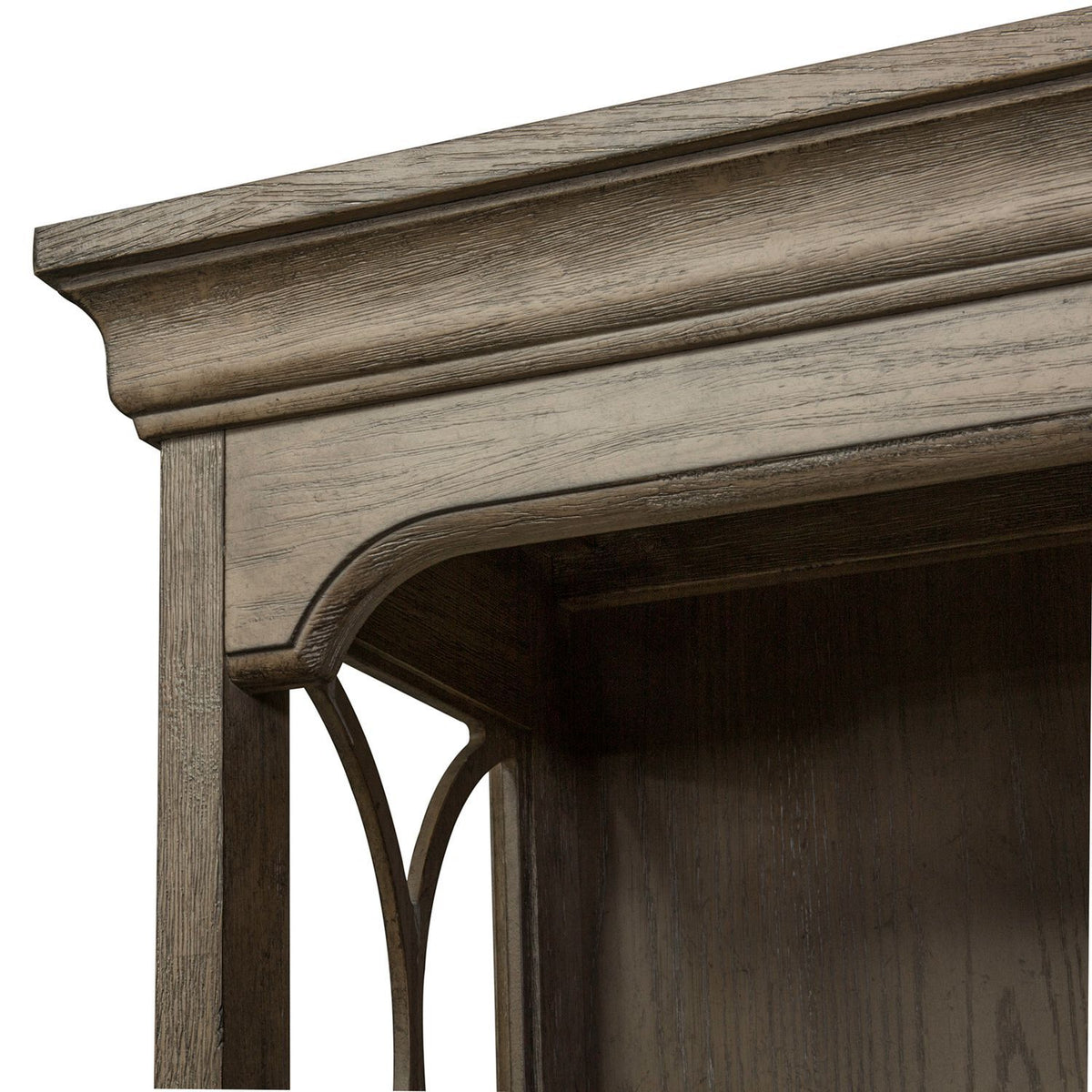 Simply Elegant - Credenza & Hutch - Heathered Taupe
