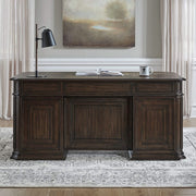 Providence Park - Jr Executive Desk - Chateau Brown