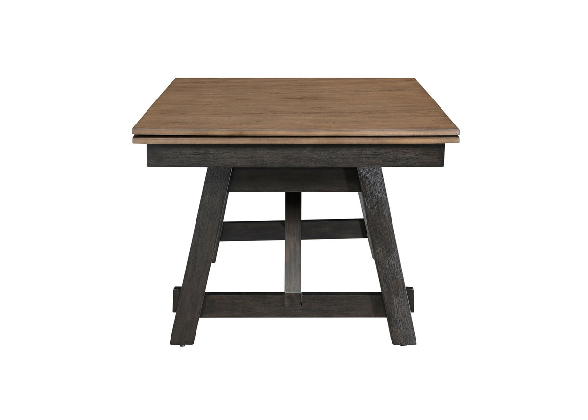 Maribelle - 6 Piece Dining Room Set - Wheat / Charcoal