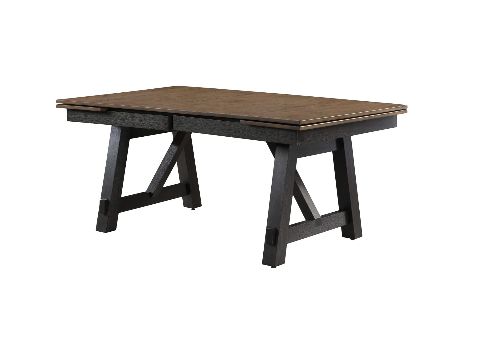 Maribelle - 6 Piece Dining Room Set - Wheat / Charcoal